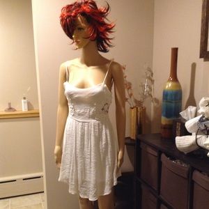 Beautiful white sun dress